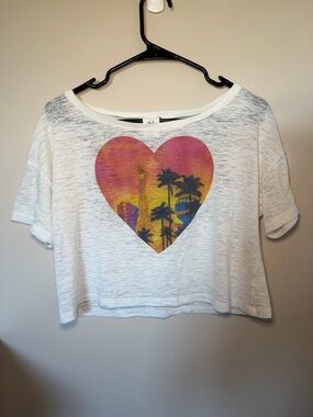 PINK Victoria's Secret Las Vegas White Crop Top